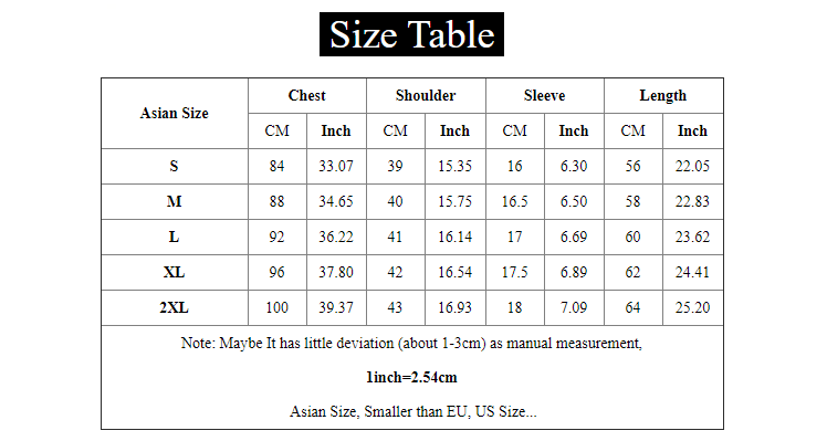 lil peep shirt size chart