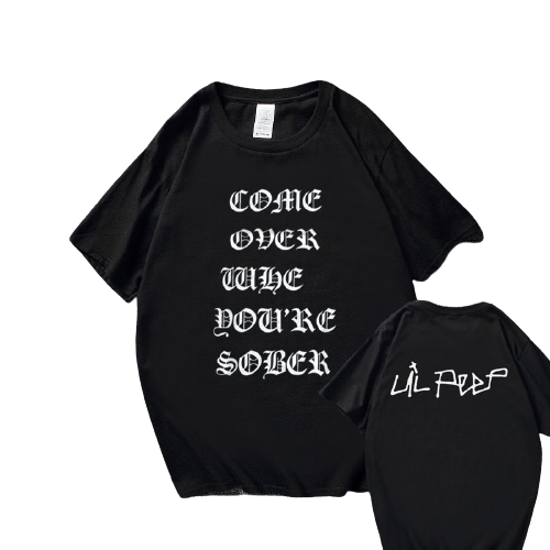Lil Peep Come Over When Youre Sober T Shirt Lil Peep Merch